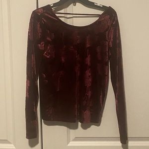 Willow and root Velvet top
